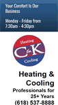 Mobile Screenshot of ckheatcool.com